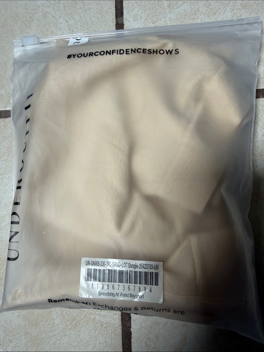 Undergirl Smoothing At Waist Boyshort - Sand